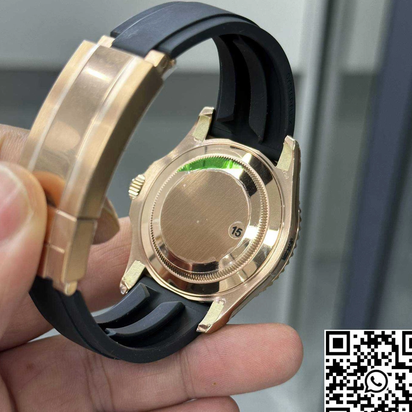 Master Black Dial Yacht VS M126655-0002 Rose Gold Factory Rolex 0117